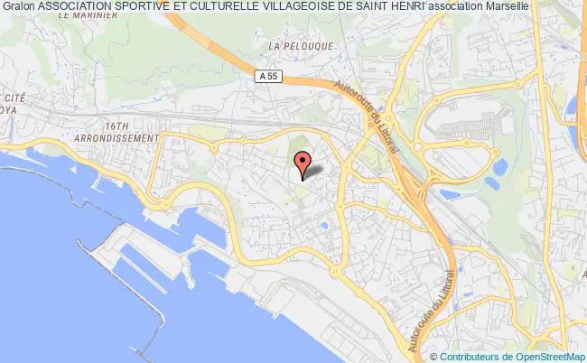 plan association Association Sportive Et Culturelle Villageoise De Saint Henri Marseille 16