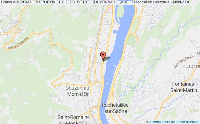 plan association Association Sportive Et DÉcouverte Couzonnaise (asdc) Couzon-au-Mont-d'Or