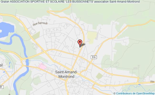 plan association Association Sportive Et Scolaire 'les Buissonnets' Saint-Amand-Montrond