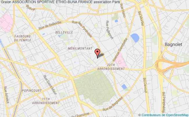 plan association Association Sportive Ethio-buna France Paris