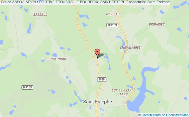 plan association Association Sportive Etouars, Le Bourdeix, Saint-estephe Saint-Estèphe