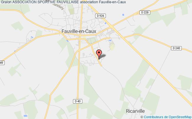 plan association Association Sportive Fauvillaise Fauville-en-Caux