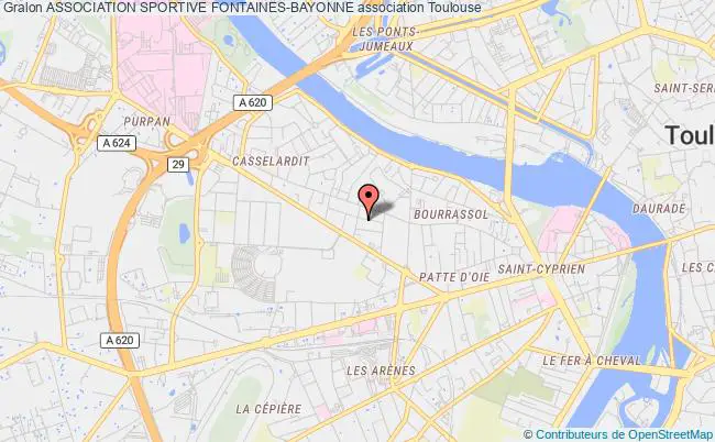plan association Association Sportive Fontaines-bayonne Toulouse