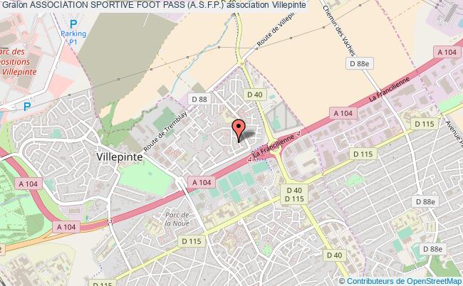 plan association Association Sportive Foot Pass (a.s.f.p.) Villepinte