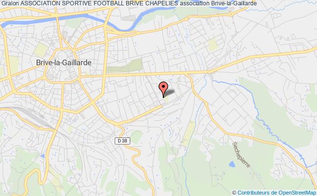 plan association Association Sportive Football Brive Chapelies Brive-la-Gaillarde