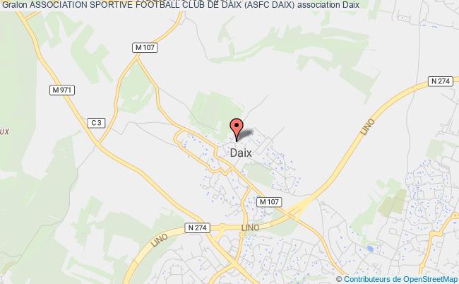 plan association Association Sportive Football Club De Daix (asfc Daix) Daix