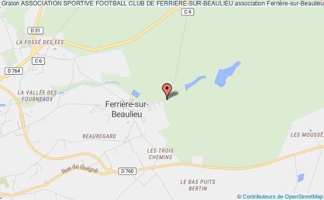 plan association Association Sportive Football Club De Ferriere-sur-beaulieu Ferrière-sur-Beaulieu