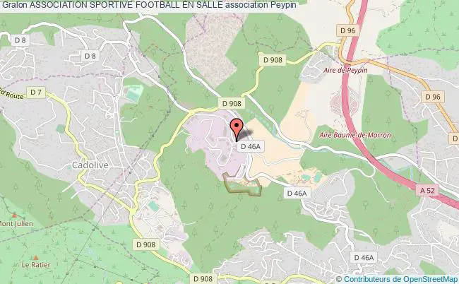 plan association Association Sportive Football En Salle Peypin
