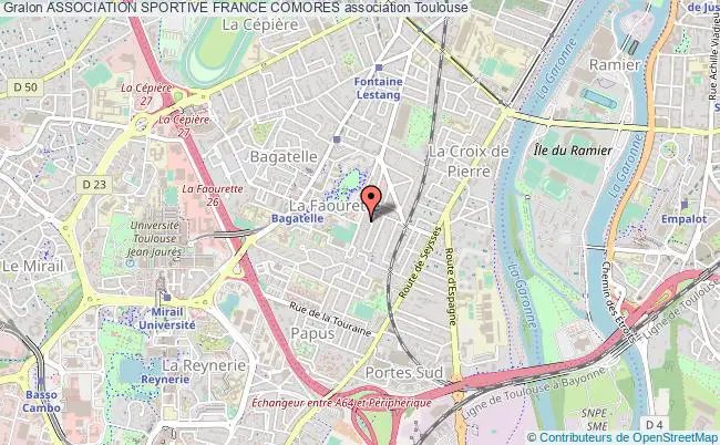 plan association Association Sportive France Comores Toulouse