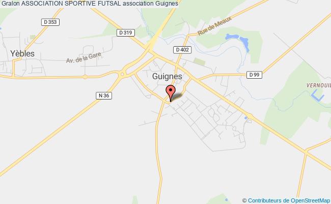 plan association Association Sportive Futsal Guignes