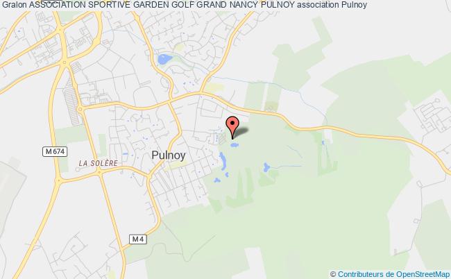 plan association Association Sportive Garden Golf Grand Nancy Pulnoy Pulnoy