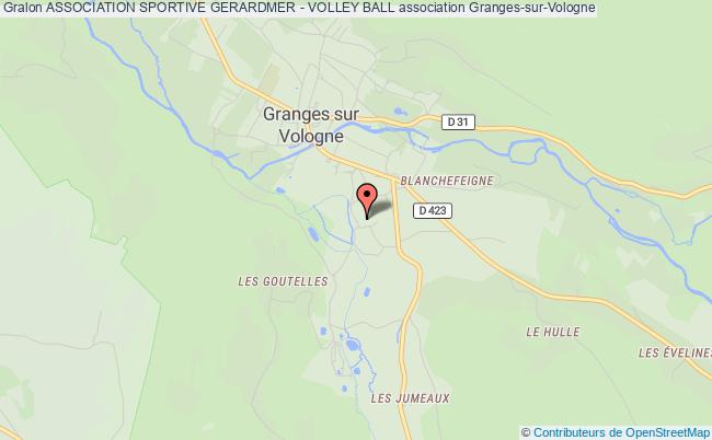 plan association Association Sportive Gerardmer - Volley Ball Granges-Aumontzey