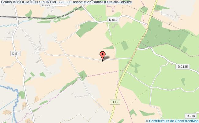 plan association Association Sportive Gillot Saint-Hilaire-de-Briouze