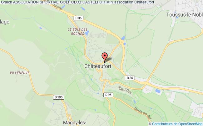 plan association Association Sportive Golf Club Castelfortain Châteaufort