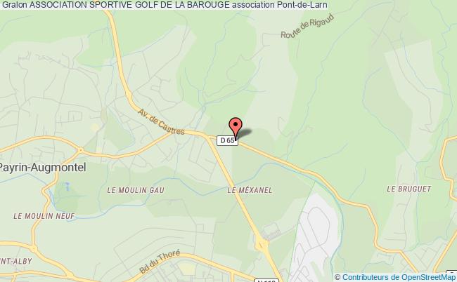 plan association Association Sportive Golf De La Barouge Pont-de-Larn