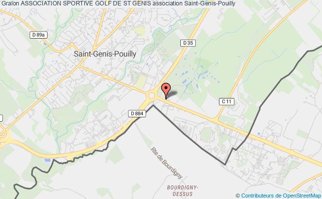 plan association Association Sportive Golf De St Genis Saint-Genis-Pouilly