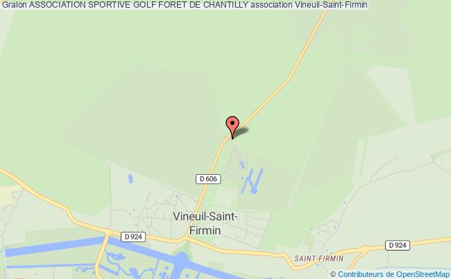 plan association Association Sportive Golf Foret De Chantilly Vineuil-Saint-Firmin