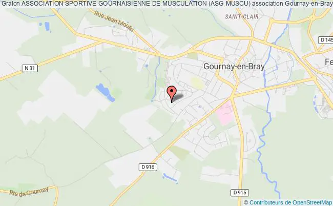 plan association Association Sportive Gournaisienne De Musculation (asg Muscu) Gournay-en-Bray