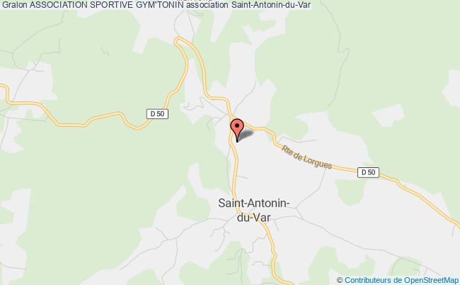 plan association Association Sportive Gym'tonin Saint-Antonin-du-Var