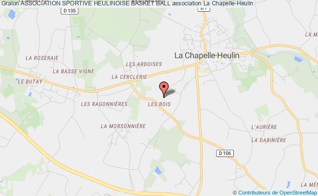 plan association Association Sportive Heulinoise Basket Ball La    Chapelle-Heulin
