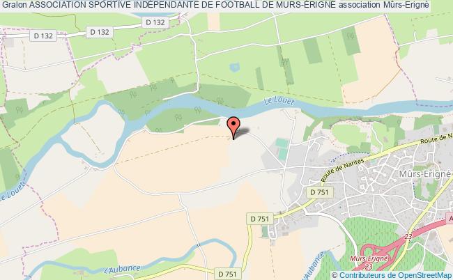 plan association Association Sportive IndÉpendante De Football De Murs-Érigne Mûrs-Erigné