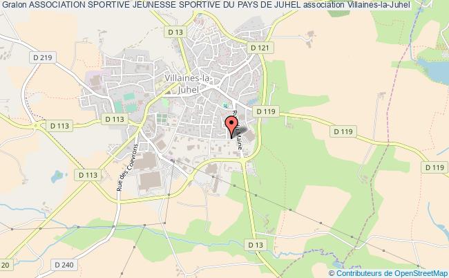 plan association Association Sportive Jeunesse Sportive Du Pays De Juhel Villaines-la-Juhel