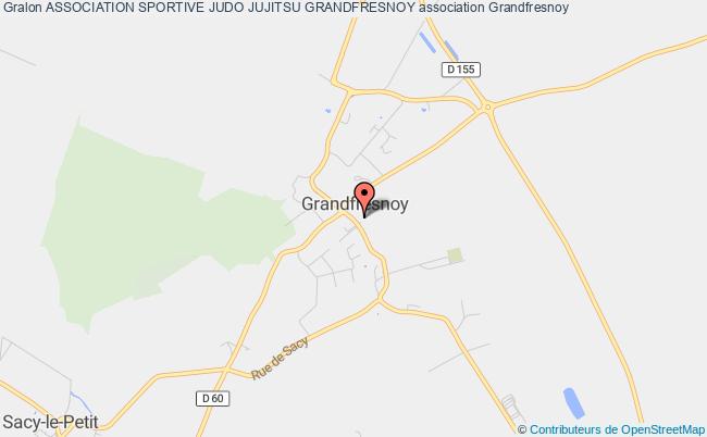 plan association Association Sportive Judo Jujitsu Grandfresnoy Grandfresnoy