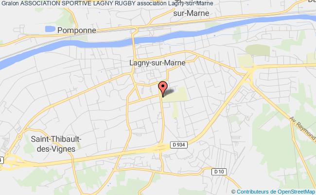 plan association Association Sportive Lagny Rugby Lagny-sur-Marne