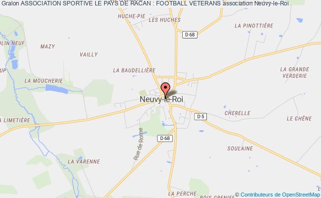 plan association Association Sportive Le Pays De Racan : Football Veterans Neuvy-le-Roi