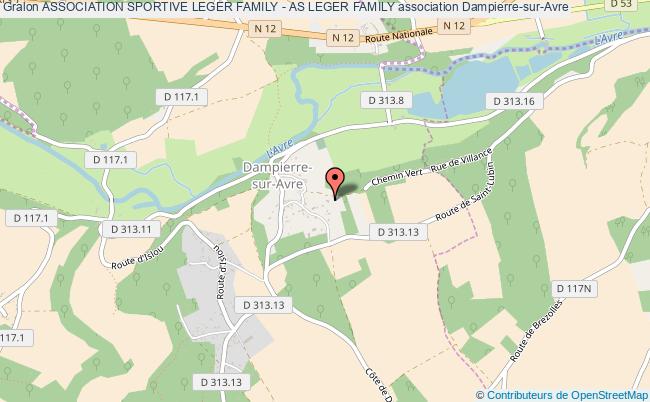 plan association Association Sportive Leger Family - As Leger Family Dampierre-sur-Avre
