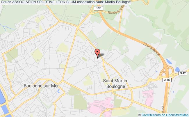 plan association Association Sportive LÉon Blum Saint-Martin-Boulogne