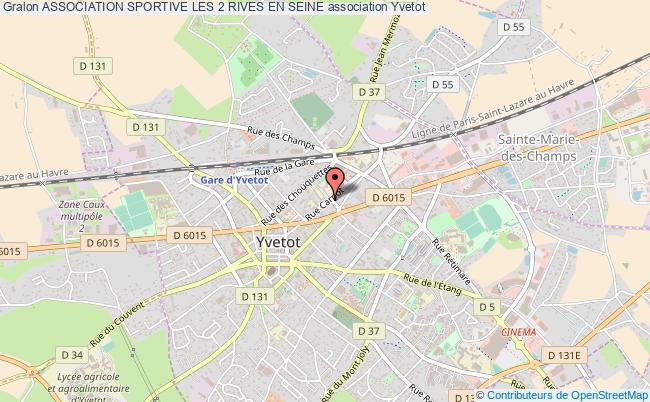 plan association Association Sportive Les 2 Rives En Seine Yvetot