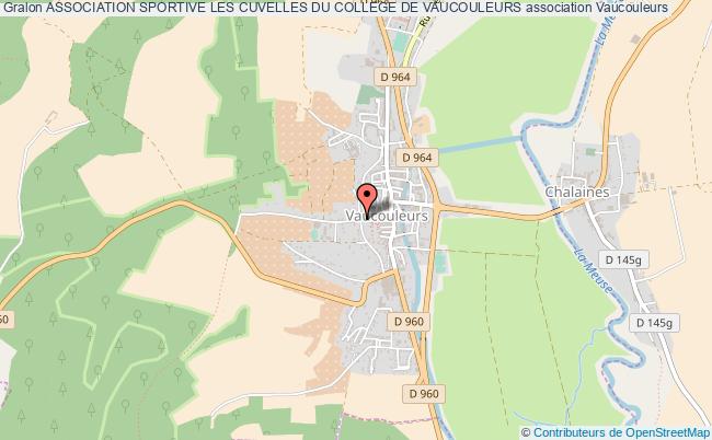 plan association Association Sportive Les Cuvelles Du College De Vaucouleurs Vaucouleurs