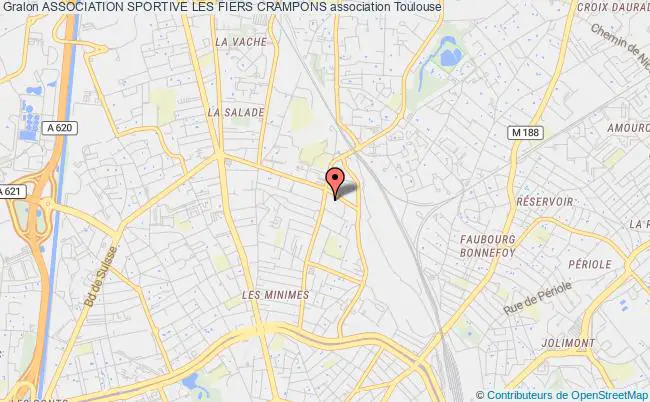 plan association Association Sportive Les Fiers Crampons Toulouse