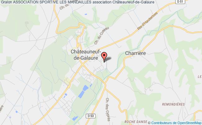 plan association Association Sportive Les Mandailles Châteauneuf-de-Galaure