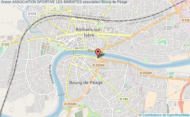 plan association Association Sportive Les Maristes Bourg-de-Péage