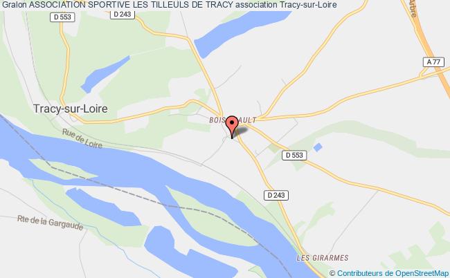 plan association Association Sportive Les Tilleuls De Tracy Tracy-sur-Loire