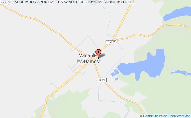 plan association Association Sportive Les Vanopieds Vanault-les-Dames