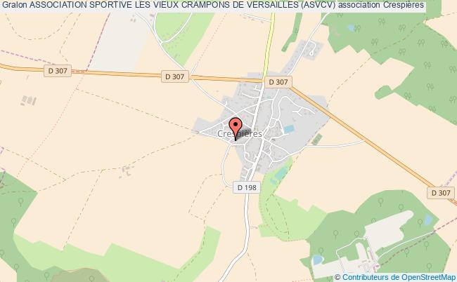 plan association Association Sportive Les Vieux Crampons De Versailles (asvcv) Crespières