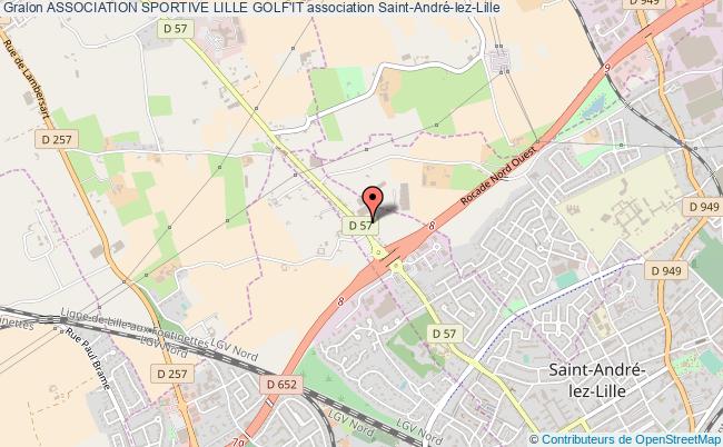 plan association Association Sportive Lille Golf'it Saint-André-lez-Lille