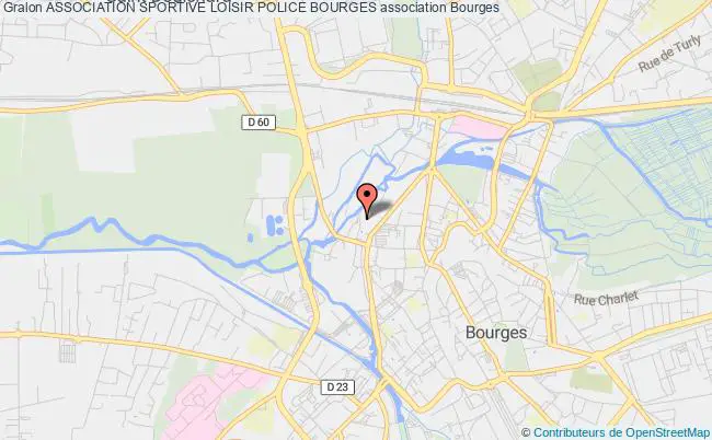 plan association Association Sportive Loisir Police Bourges Bourges