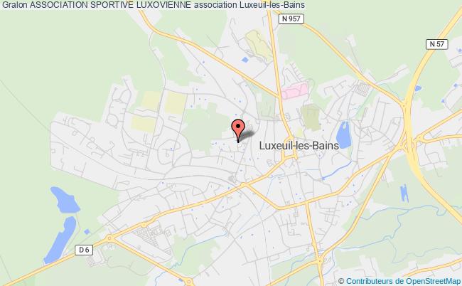 plan association Association Sportive Luxovienne Luxeuil-les-Bains