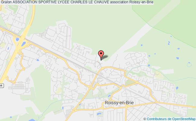 plan association Association Sportive Lycee Charles Le Chauve Roissy-en-Brie