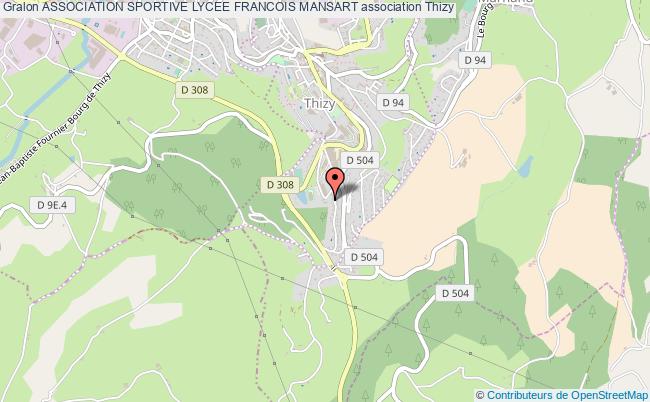 plan association Association Sportive Lycee Francois Mansart Thizy-les-Bourgs