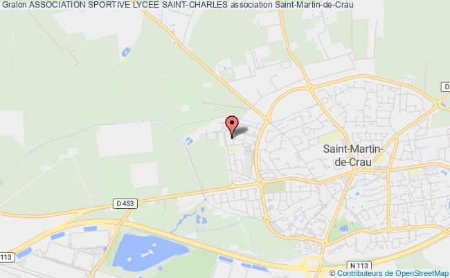 plan association Association Sportive Lycee Saint-charles Saint-Martin-de-Crau