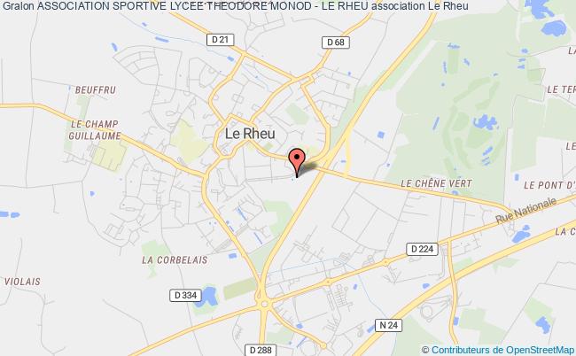 plan association Association Sportive Lycee Theodore Monod - Le Rheu Le    Rheu