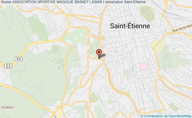 plan association Association Sportive Magique Basket ( Asmb ) Saint-Étienne