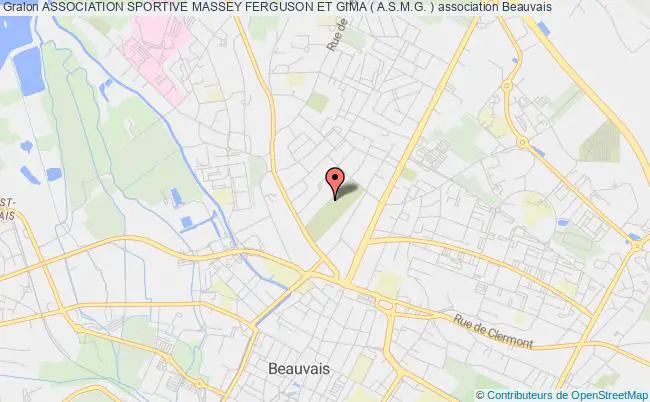 plan association Association Sportive Massey Ferguson Et Gima ( A.s.m.g. ) Beauvais