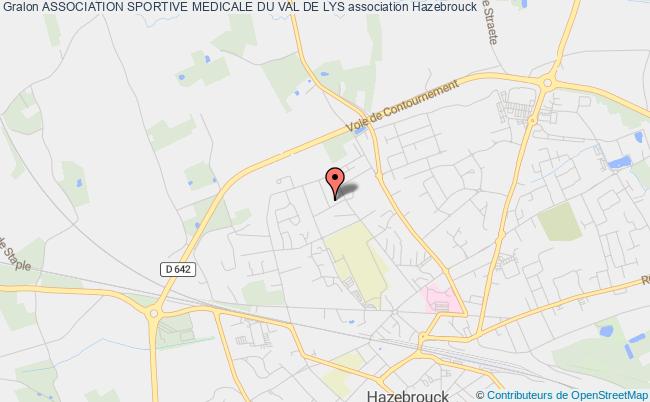 plan association Association Sportive Medicale Du Val De Lys Hazebrouck