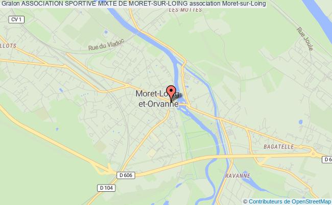plan association Association Sportive Mixte De Moret-sur-loing Moret-sur-Loing